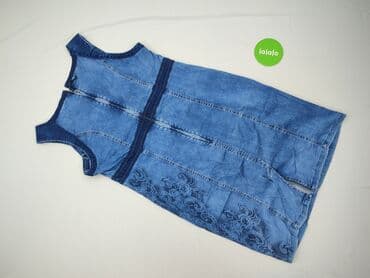 sukienki dżinsowe tanie: Denim, Sukienka damska, rozmiar L — 3
