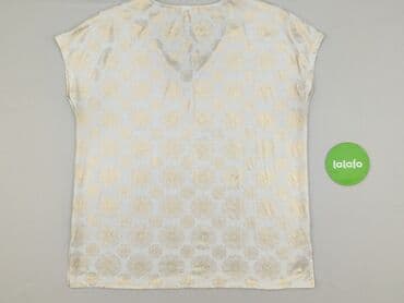 białe bluzki ze zlotym nadrukiem: Reserved, Bluzka damska, rozmiar XL — 3