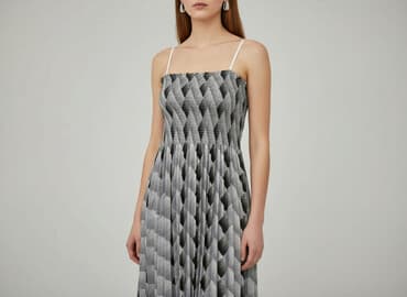 sukienka w kształcie trapezu: Sukienka damska, rozmiar S — 5