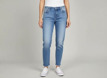 dżinsy girlfriend: Esmara, Jeansy damskie, rozmiar S — 6