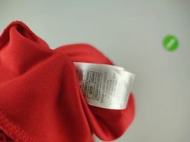 czerwona sukienka czarne rajtuzy: Sukienka damska, M — 4