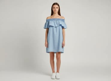 sukienka z cienkiego jeansu: Sukienka damska, rozmiar S — 1