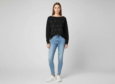 new yorker bluza z cekinami: Bluza damska
, rozmiar S — 5