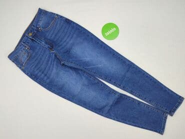 srebrne legginsy: Jeansy damskie, M — 2