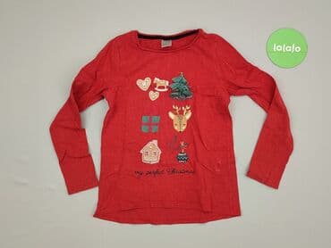 bluzki z zamkiem z przodu: Blouse, Little kids, 9 years, 128-134 cm, condition - Very good — 2