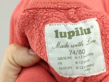 kurtka flek: Sweatpants, Lupilu, 9-12 months, condition - Good — 4