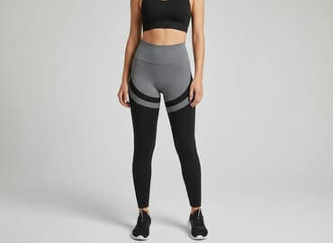 legginsy damskie sportowe gym glamour: Legginsy Sportowe damskie, rozmiar S — 6