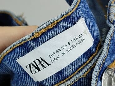 szorty jeansowe zara: Zara, Szorty damskie, rozmiar L — 4