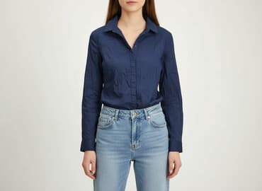 niebieska kurtka reserved: Reserved, Bluzka damska, rozmiar S — 1