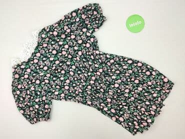 zara sukienka w kwiaty z bufiastymi rękawami: Zara, Women`s dress, size M — 3