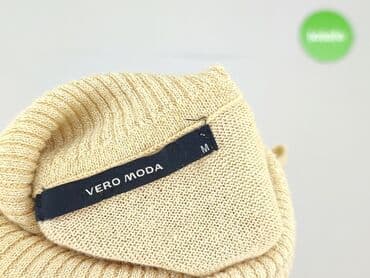 sweter z dekoltem v: Vero Moda, Golf damski, rozmiar M — 4