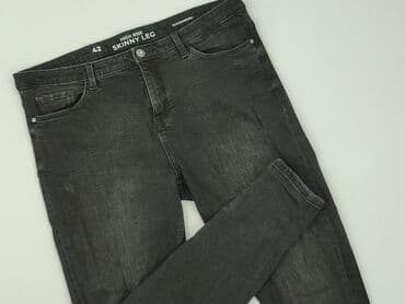 legginsy woskowane wysoki stan: Clockhouse, Jeansy damskie, rozmiar XL — 1