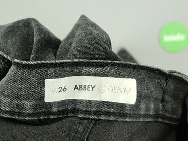 jeansy plus size wysoki stan: Denim, Jeansy damskie, rozmiar XS — 4