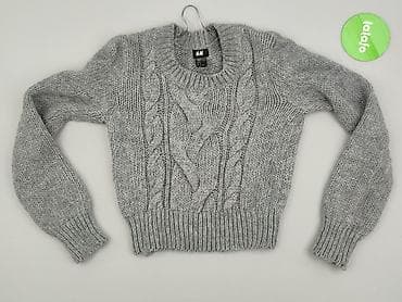 czarny golf: H&M, Sweter damski, rozmiar S — 2