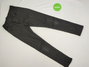 czarna bluzka z dekoltem na plecach: Jeans, 14 years, 164, condition - Very good — 2