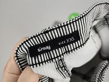 garnitury c: Sinsay, Spodnie materiałowe damskie, rozmiar 2XS — 4