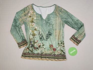 bluzka w paski zielone: Bluzka damska, rozmiar L — 3