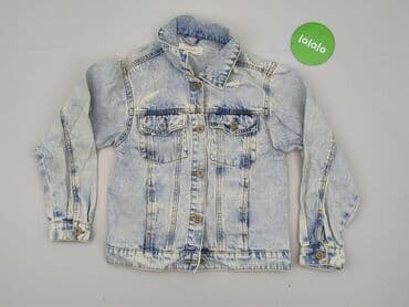 mohito koszula z haftem: Dziecięca kurtka jeansowa, 11 lat, 140-146 cm, Reserved, stan - Bardzo dobry — 2