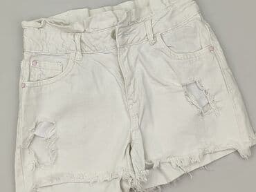 białe krótkie spodenki jeansowe: Szorty damskie, rozmiar XS — 3