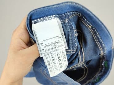 spodnie woskowane matowe: Jeans, Benetton, 1.5-2 years, 92, condition - Perfect — 5
