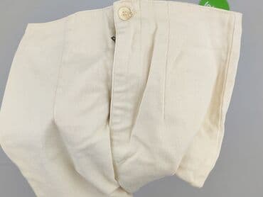 biale szerokie jeansy: Joy, Spodnie 3/4 damskie, rozmiar S — 5