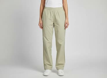 oliwkowe buty: Spodnie materiałowe damskie, rozmiar S — 6