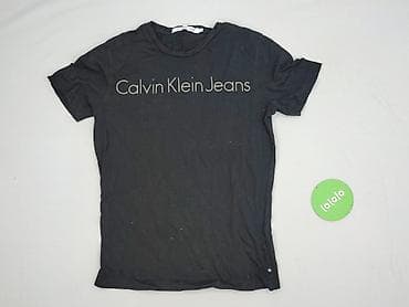 bluzki ck: Calvin Klein Jeans, T-shirt damski, rozmiar S — 2