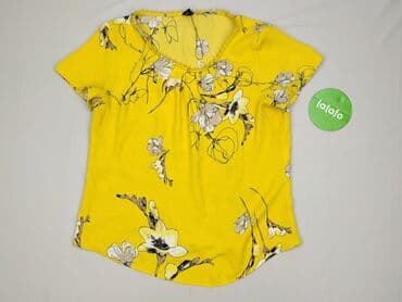 bluzka żółta w czarne paski: S.Oliver, Bluzka damska, rozmiar M — 2