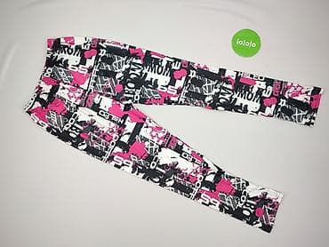 leopard jeans: Legginsy Sportowe damskie, rozmiar L — 2
