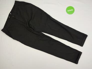 monnari czarne spodnie: Spodnie materiałowe damskie, rozmiar XL — 2