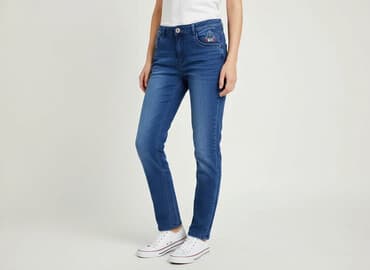 jeansy dla dzieci: Jeansy damskie, rozmiar M — 5