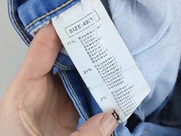 szare szerokie jeansy: Jeansy damskie — 4