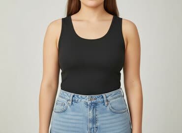 koszulki bez rękawów damskie karl lagerfeld: Les étoiles claires Paris, Top damski, rozmiar XL — 1