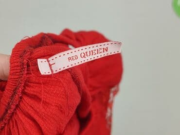 sukienki w czerwoną kratę: Red Queen, Bluzka damska, rozmiar S — 4