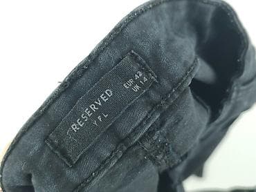 czarne cargo pull and bear: Reserved YFL, Jeansy damskie, rozmiar XL — 4