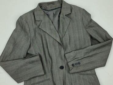szary garnitur damski: Marynarka damska, rozmiar L — 1