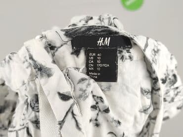 bluzka z przezroczystymi rękawami h m: H&M, Women's blouse, size L (EU 40) — 4