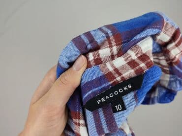 koszula w bialo niebieska krate damska: Peacocks, Women`s shirt, size M — 5