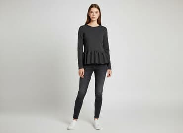 szara bluzka h m: H&M Divided, Bluzka damska, rozmiar XS — 6