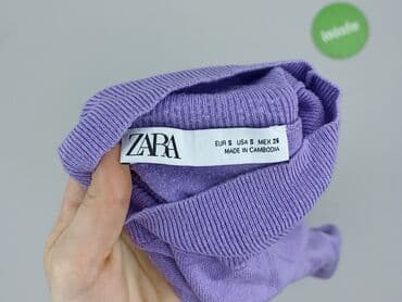 długie skarpetki do krótkich spodenek: Zara, Golf damski, rozmiar S — 4