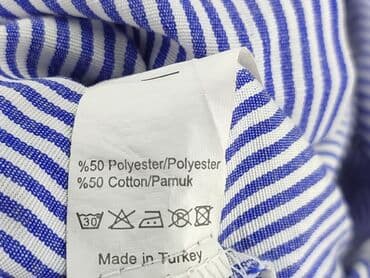 koszula damska w niebieskie paski: Women`s shirt, size L — 6