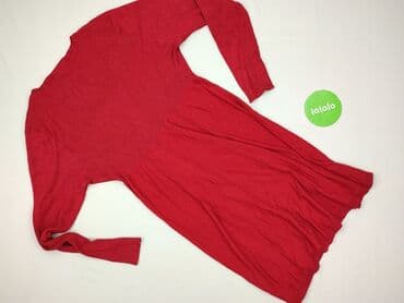 czerwona obcisła sukienki: Fransa, Women`s dress, size 2XL (EU 44) — 3