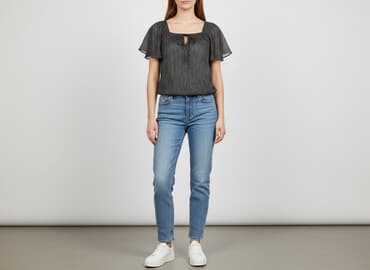 bluzki w cętki: CAMAIEU, Bluzka damska, rozmiar S — 6