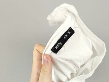 białe t shirty calvin klein: Sinsay, T-shirt damski, rozmiar XL — 5