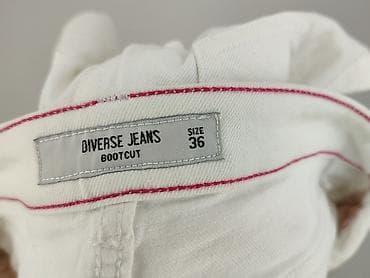 biale kozaki: Diverse, Jeansy damskie, rozmiar S — 4