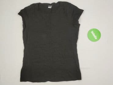 czarne t shirty w serek damskie: Beloved, T-shirt damski, rozmiar L — 2