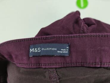 marynarki plus size damskie: M&S Collection, Spodnie materiałowe damskie, M — 4