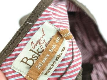 czerwone chinosy damskie: Spodnie materiałowe damskie, rozmiar L — 4