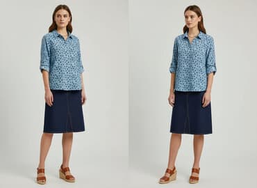 koszula niebieska stradivarius: Beloved, Koszula damska, rozmiar S — 1