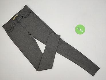 rurowy: Skinny, Spodnie materiałowe damskie, rozmiar S — 2
